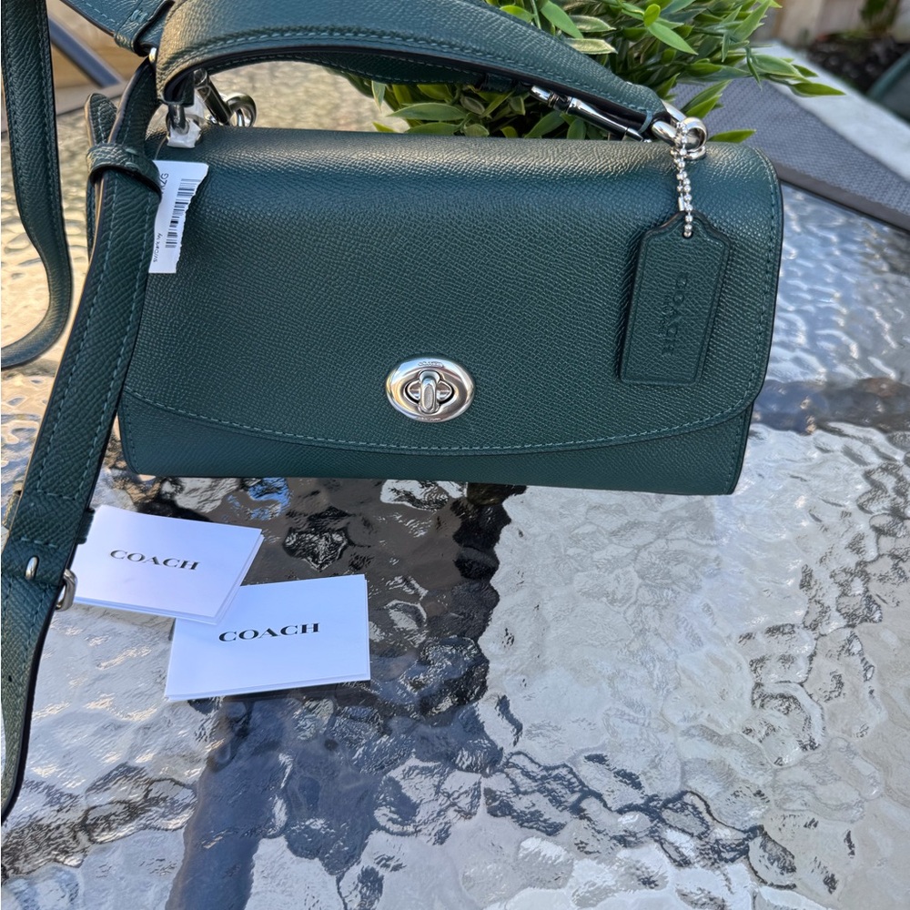 Coach NWT Tilly Crossgrain Leather C1802